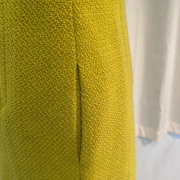 Diane Von Furstenberg Jackie Boucle Dress Yellow Tweed Vintage Fall Size 2 EUC!! - Picture 6 of 16